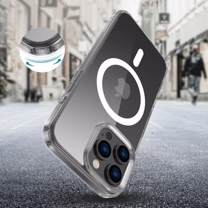 Tech-Protect FlexAir Hybrid Magnētiskais viedtālruņa apvalks iPhone 16 Pro Max - caurspīdīgs