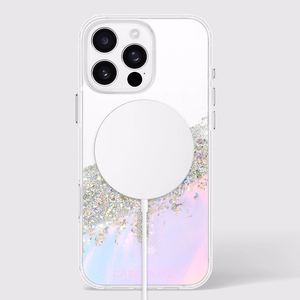 Case-Mate Karat MagSafe vāciņš ierīcei iPhone 16 Pro Max, hologrāfisks Soap Bubble