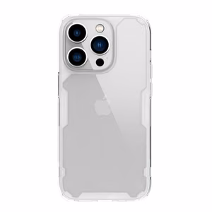 Nillkin Nature Pro viedtālruņa apvalks iPhone 14 Pro, bruņu vāciņš, caurspīdīgs