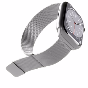 Ремешок Puro Milanese из нержавеющей стали для Apple Watch 38/40/41 мм - серебряный