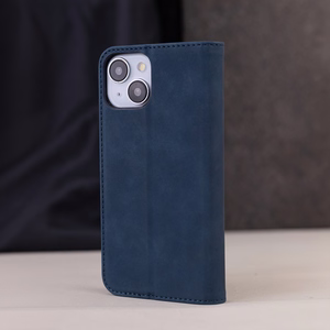 Viedais Suede maciņš for Samsung Galaxy A17 4G / A17 5G / A26 5G tumši zils