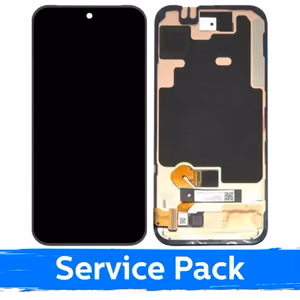 LCD displejs, saderīgs ar Google Pixel 9 Pro melns ar rāmi (Service Pack)