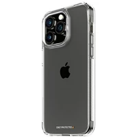 PanzerGlass cietais apvalks ar D3O un militārās klases sertifikātu iPhone 15 Pro Max - caurspīdīgs