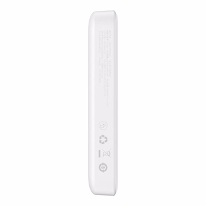 Powerbanka Baseus Magnetic, 10000mAh, USB-C 20W, MagSafe (balta)