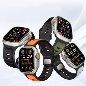 Tech-Protect IconBand Line ремешок для Apple Watch 44 / 45 / 46 / 49 mm — черный