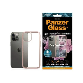 PanzerGlass ClearCase viedtālruņa apvalks iPhone 12 Pro Max – caurspīdīgs un rozā