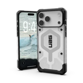 UAG Pathfinder Clear MagSafe Maciņš iPhone 17 Pro Max - Balts and Gray