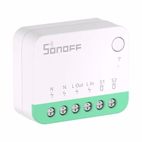 Viedais mini slēdzis WiFi Sonoff MINIR4M Matter (HomeKit SmartThings Home Assistant)