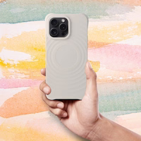 Silicone Zephyr Mag Cover saderīgs ar MagSafe viedtālruņa apvalks IPHONE 16 balts