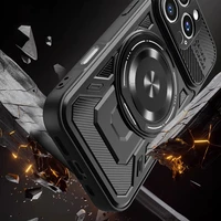 Defender Armor Mag viedtālruņa apvalks iPhone 16 Pro 6,3" melns