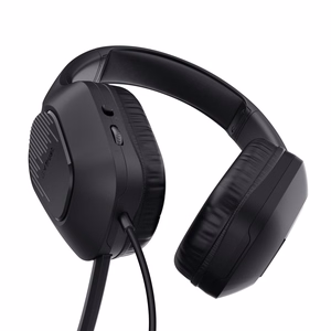 Trust GXT 415 Zirox austiņas vadu galvas lente spēļu melnas