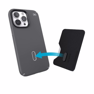 Speck ClickLock Wallet For MagSafe - Magnetic MagSafe Wallet (melns)