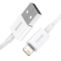 Baseus kabelis Superior USB - Lightning 1,0 m 2,4A balts