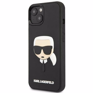 Karl Lagerfeld 3D Rubber Karl's Head maciņš iPhone 13 / 14 / 15 melns
