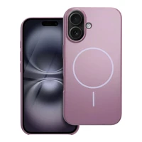 Spīdīgs magnētiskais viedtālruņa apvalks, saderīgs ar MagSafe, paredzēts IPHONE 16, violetas krāsas