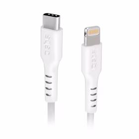 SBS TECABLELIGTC2W USB-C - Lightning kabelis 2 m - balts