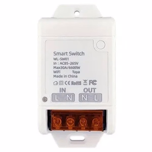 TUYA viedais slēdzis, Wi-Fi, 30A, AC 100-240V, 6600W