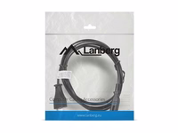 Lanberg CA-C7CA-10CC-0018-BK power cable melns 1.8 m C7 coupler CEE7/16