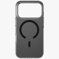 Uniq Clario Magclick uzlādes viedtālruņa apvalks iPhone 17 Pro – melns