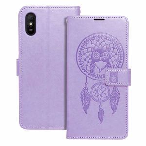 MEZZO grāmatas viedtālruņa apvalks XIAOMI Redmi 9AT / Redmi 9A sapņu ķērājs violeta