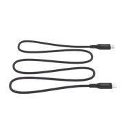 Mophie Essentials Lightning uz USB-C kabelis 1m - melns