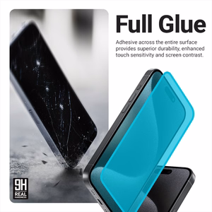 Crong 3D Armor Glass rūdīta stikla ekrāna aizsargs iPhone 17 ar uzstādīšanas rāmi