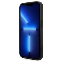 GUESS apvalks IPHONE 14 Pro Max GUHCP14XG4GFGR (4G zelta logotips) pelēks