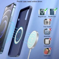 Magnētiskais bezvadu lādētājs Choetech T518 15W (balts)