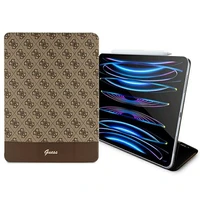 Guess 4G Stripe Allover apvalks iPad Pro 12.9" - brūns
