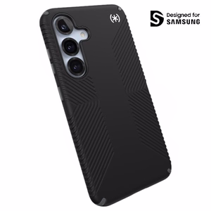 Speck Presidio2 Grip Magnet vāciņš ierīcei Samsung Galaxy S25 / S24, melns / slānekļa pelēks