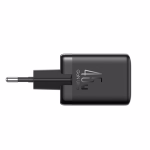 Joyroom JR-TG8 GaN 45W USB-C + USB-A sienas lādētājs – krāsa: melna