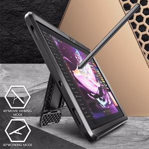Supcase Unicorn Beetle Pro maciņš Samsung Galaxy Tab S9 11.0 / S9 FE / S10 FE / S10 Lite 10.9 melns