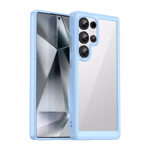 Viedtālruņa apvalks (m) ar Gel Frame Samsung Galaxy S25 Ultra - zils (m)