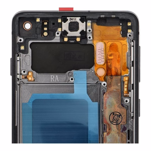 FixCell LCD ekrāns SAMSUNG S10 G973 melns ar rāmi (refub)