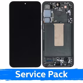 LCD Displejs Saderīgs ar Samsung S916 S23 Plus Ar Frame / Zaļš / (Service Pack)