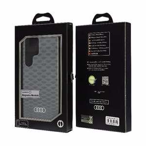 Audi IML Stitching Pattern MagSafe Чехол S24 Ultra S928 серый/серый жёсткий чехол AU-IMLMS24U-Q5/D3-GY