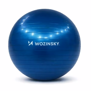 Wozinsky WGB65BL vingrošanas bumba, 65 cm - zila