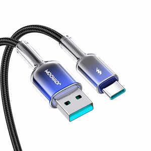Joyroom USB-A - USB-C kabelis S-A42 3A 1.2m melns