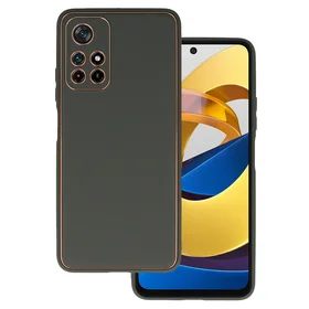 TEL PROTECT Luxury viedtālruņa apvalks Xiaomi Redmi Note 11 5G/Note 11S 5G/Poco M4 Pro 5G grafīts