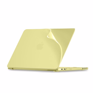 Tech-Protect Softshell maciņš priekš MacBook Neo 13 2026 - matēti dzeltens