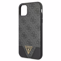 Guess 4G Triangle Collection viedtālruņa apvalks iPhone 11 6.1" / Xr - Pelēks