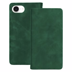 Smart Suede maciņš priekš iPhone 16e / 17e, zaļš