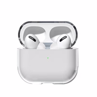 Vāciņš AirPods 2 / AirPods 1 ciets, stiprs, caurspīdīgs vāks austiņām (vākam A)