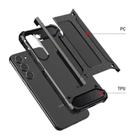 Armor oglekļa apvalks Samsung Galaxy S25 – melns