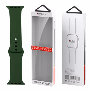 YESIDO WB44 SILIKONA SIKSNIŅA FOR iWATCH S 42/44/45 (97+118) #43 ALFALFA