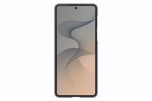 Samsung Galaxy Z Flip8 silikona magnētiskais vāciņš ar gredzenu, grafīta krāsā