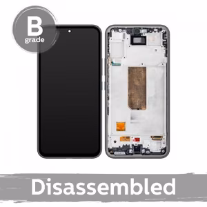 LCD Display Compatible with Samsung A546 A54 5G with Frame White (9/10 Used)