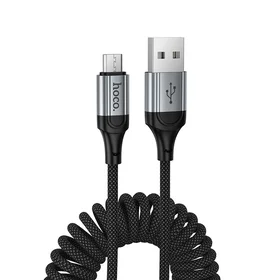 Kabelis USB A uz Micro USB Hoco 2,4A 1,5 m X121 melns