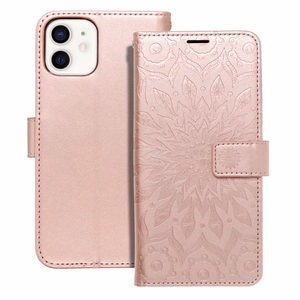 Flip case for iPhone 12 / 12 PRO Mezzo Book mandala rose gold