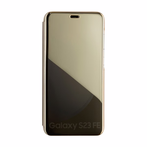 Salokāms spoguļskata korpuss priekš Samsung Galaxy S23 FE zelta krāsā